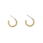 Boucles d'oreilles torsades Or