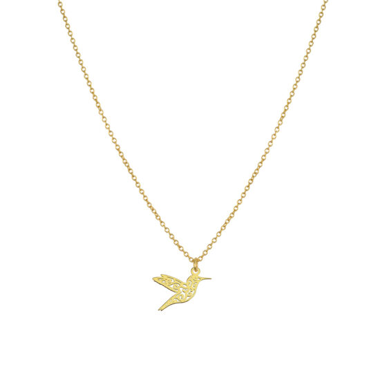 Collier colibri Or