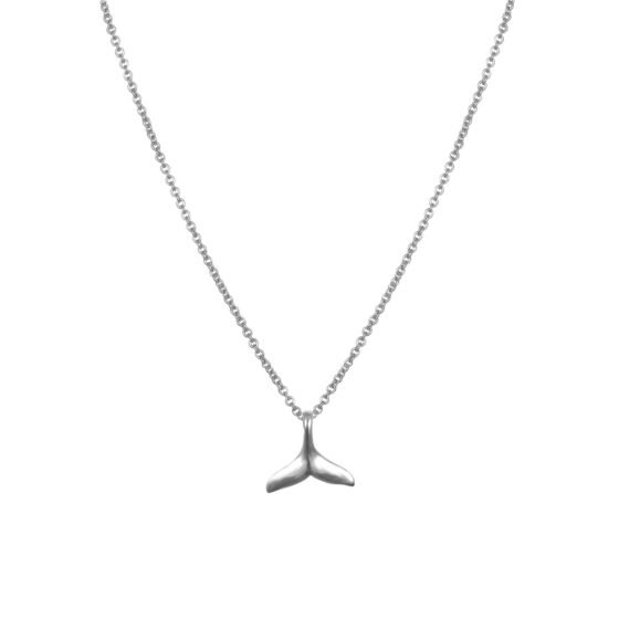 Collier queue de baleine Argent