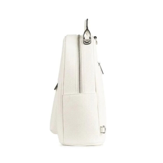 Sac à dos multifonction Le Maude en cuir vegan Blanc