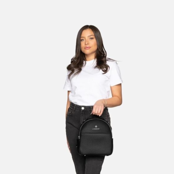 Sac à main multifonction Le Charlie en cuir vegan Noir