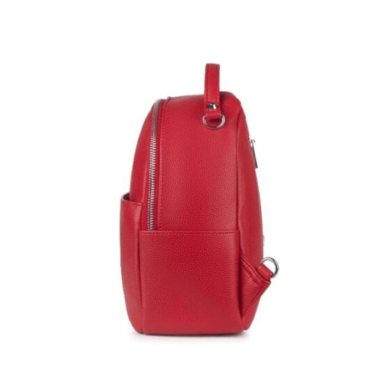 Sac à main multifonction Le Charlie en cuir vegan Rouge