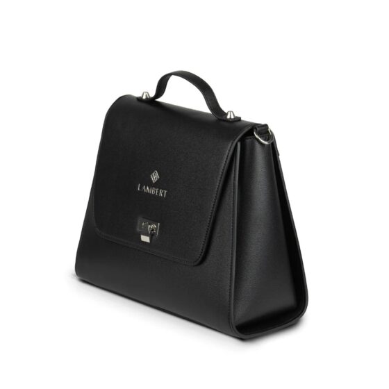 Sac à main 3-en-1 Le Elie en cuir vegan Noir