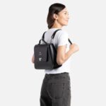 Sac à main 3-en-1 Le Elie en cuir vegan Noir