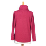 Raspberry red ''Cascades'' sweater