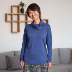 Indigo ''Cascades'' sweater