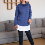 Indigo ''Cascades'' sweater