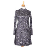 Flower velvet ''Chantecler'' dress