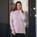 Pink ''après-ski'' tunic