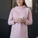 Pink ''après-ski'' tunic