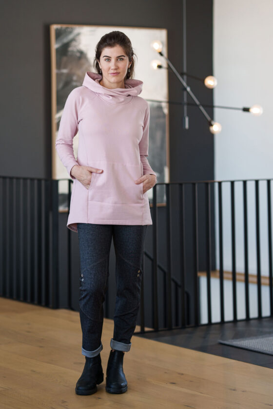 Pink ''après-ski'' tunic