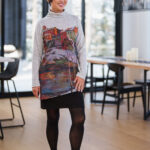 Pretty village ''Bromont'' tunic