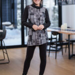 Patchwork ''Bromont'' tunic