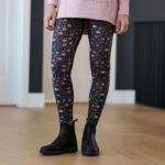 Autumn flowers ''Chamonix'' legging