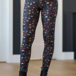 Autumn flowers ''Chamonix'' legging