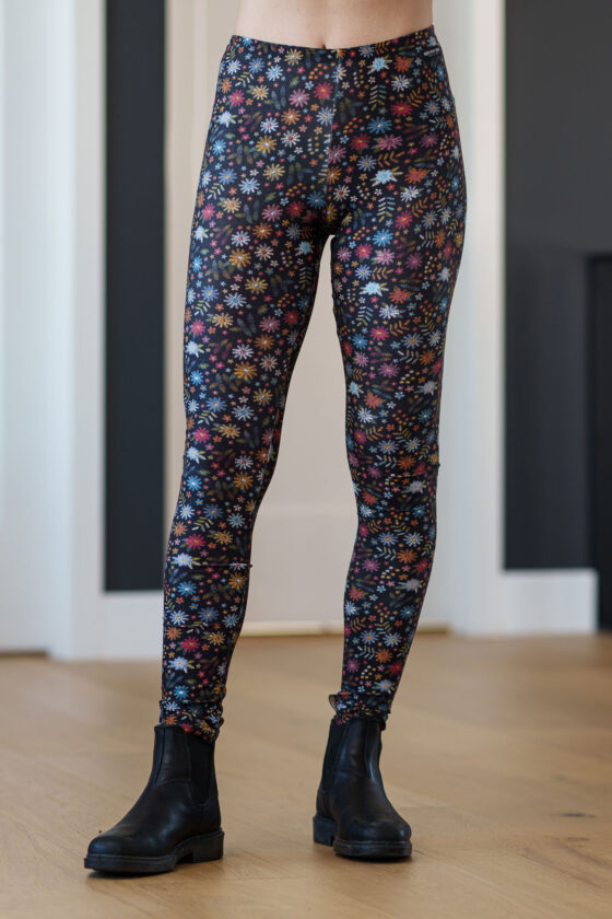 Autumn flowers ''Chamonix'' legging