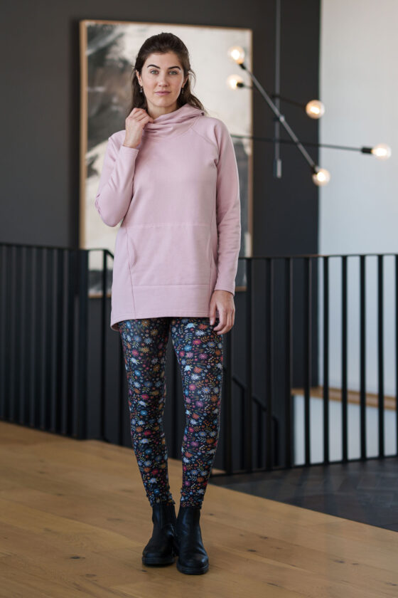 Pink ''après-ski'' tunic