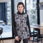 Patchwork ''Bromont'' tunic