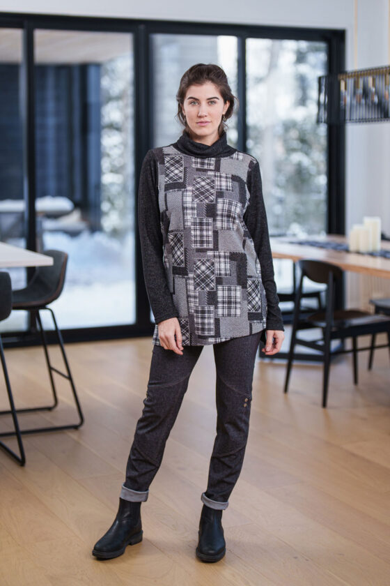 Patchwork ''Bromont'' tunic