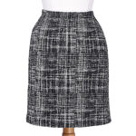 Black and white ''Avila'' skirt