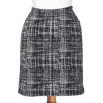 Black and white ''Avila'' skirt
