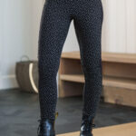 Reversible ''Édouard'' legging Picots/stripes