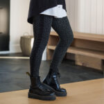 Reversible ''Édouard'' legging Picots/stripes