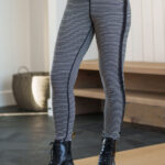 Reversible ''Édouard'' legging Picots/stripes