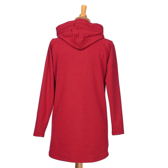 Red ''après-ski'' tunic