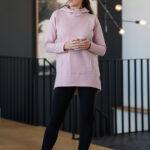 Pink ''après-ski'' tunic