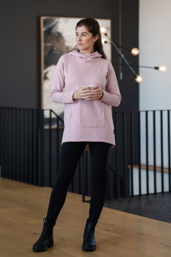 Pink ''après-ski'' tunic