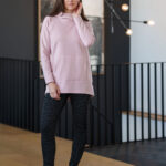 Pink ''après-ski'' tunic