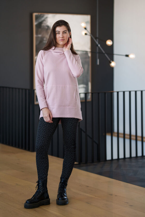 Pink ''après-ski'' tunic