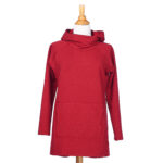 Red ''après-ski'' tunic