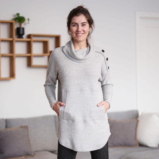 Light grey ''Avalanche'' tunic