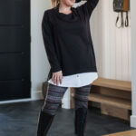 Black ''Duchesnay'' tunic