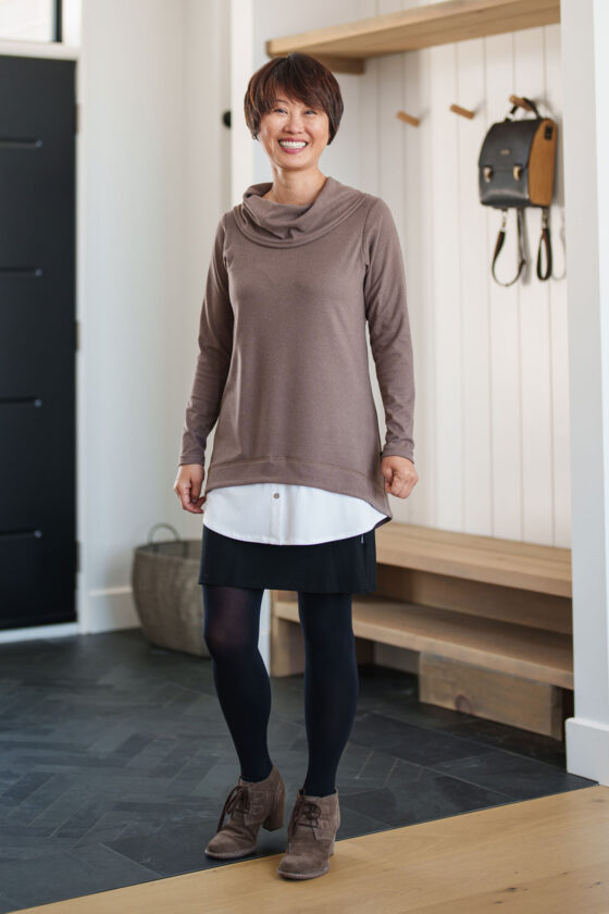 Taupe ''Duchesnay'' tunic