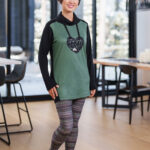 Peruvian green ''Chamonix'' legging