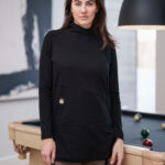 Black ''Mégantic'' tunic