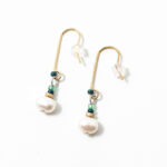 Boucles d'oreilles Drazor Sarcelle