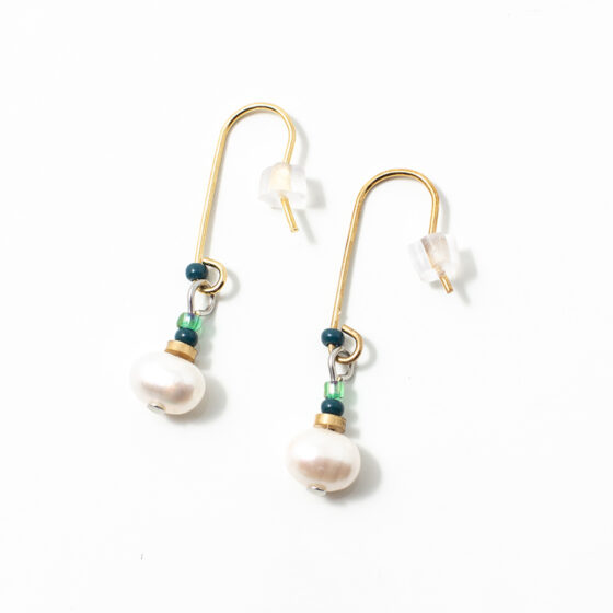 Boucles d'oreilles Drazor Sarcelle