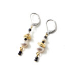 Boucles d'oreilles Dapi Noir