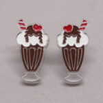 Boucles d'oreilles milkshake