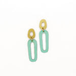 Boucles d'oreilles Berceuse Menthe