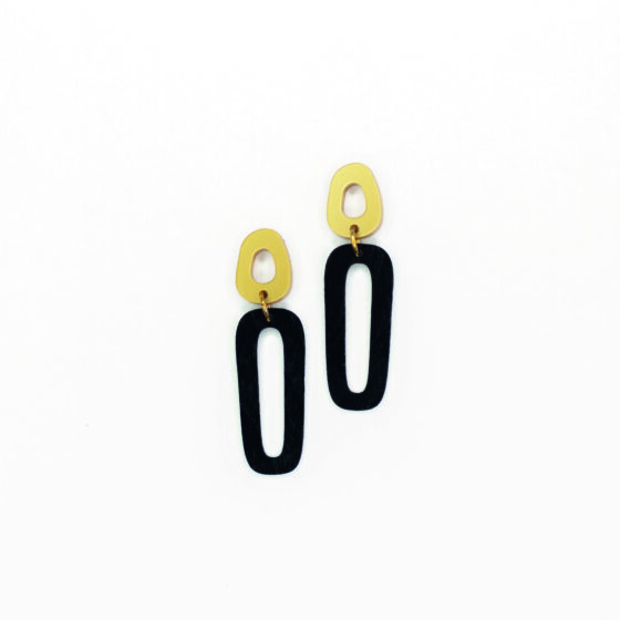 Boucles d'oreilles Berceuse Noir