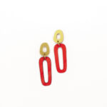 Boucles d'oreilles Berceuse Terre rouge