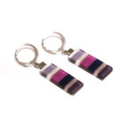 Boucles d'oreilles Daly Violet