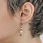 Boucles d'oreilles Dapi Noir