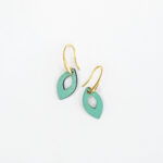 Boucles d'oreilles Flamme Menthe