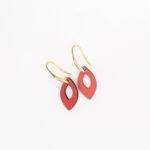 Boucles d'oreilles Flamme Terre rouge